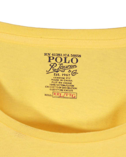 Ralph Lauren Custom Fit Yellow Crewneck T-Shirt -XXL