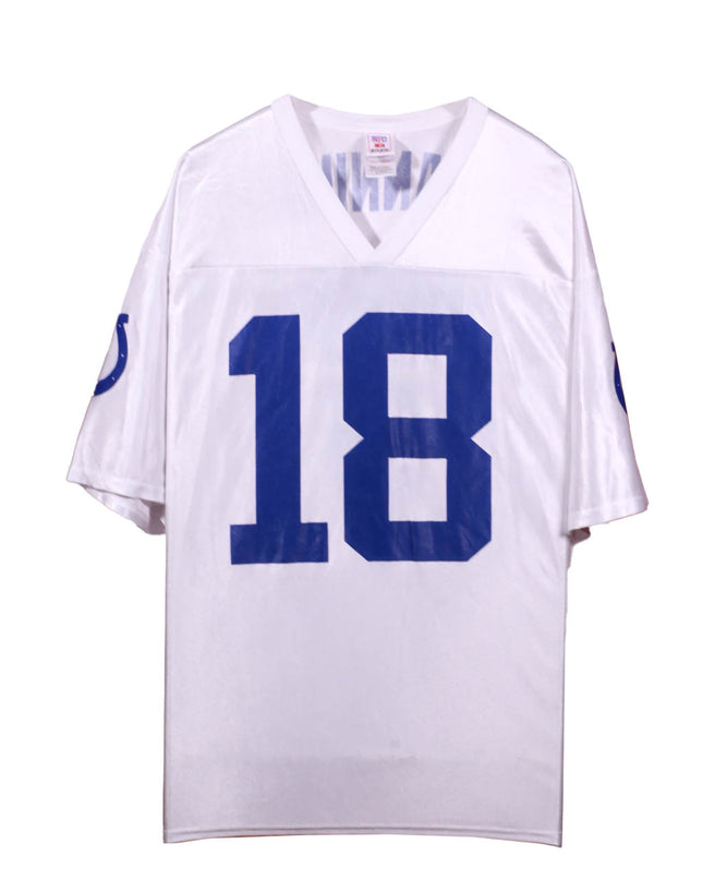 NFL Players Inc Peyton Manning #18 White Indianapolis Colts Jersey