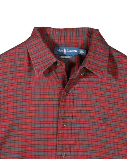 Ralph Lauren Button-Down Plaid Holiday Shirt - XL