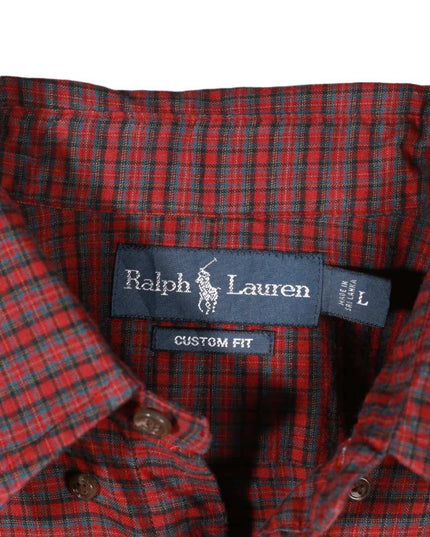 Ralph Lauren Button-Down Plaid Holiday Shirt - XL