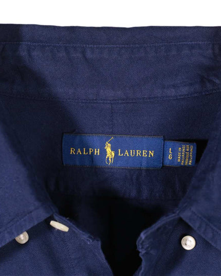 Ralph Lauren Navy Blue Oxford Button-Down Shirt - XL