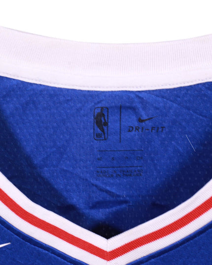 Nike NBA Philadelphia 76ers Joel Embiid #21 Blue Dri-FIT Jersey