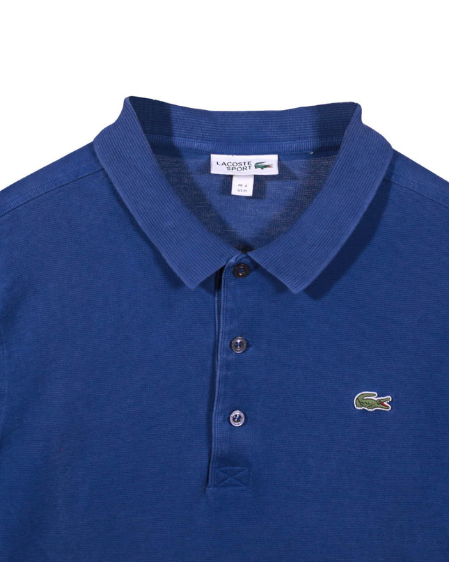 Lacoste Sport Blue Performance Piqué Polo Shirt