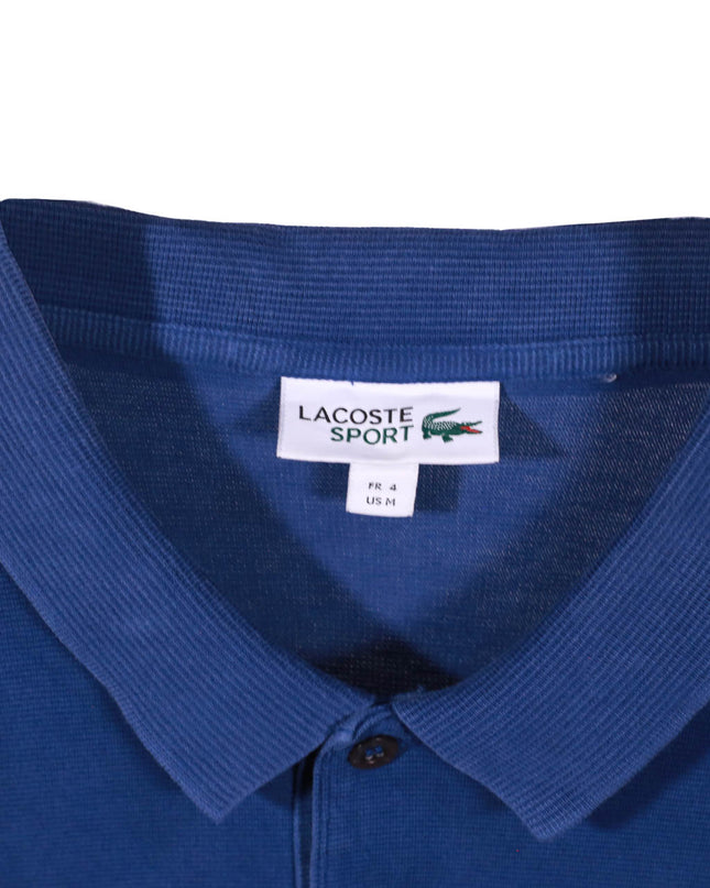 Lacoste Sport Blue Performance Piqué Polo Shirt