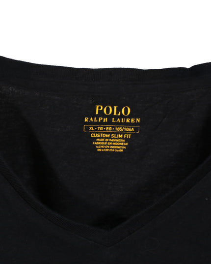 Ralph Lauren Slim Fit with Red Pony Logo V-Neck T-Shirt