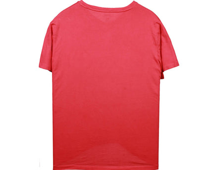 Ralph Lauren Red V-Neck with Blue Pony Logo T-Shirt