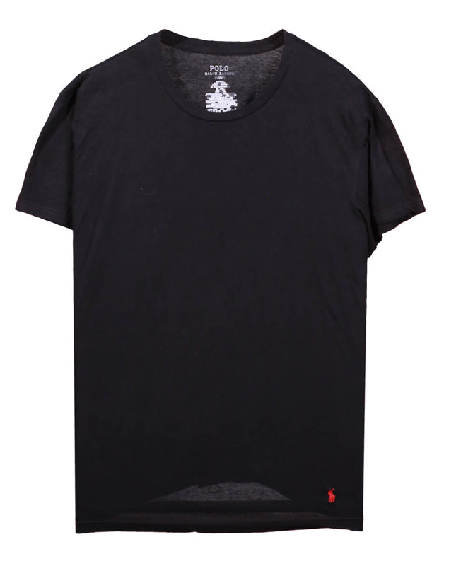 Ralph Lauren Black Crew Neck Pony Logo Classic T-Shirt