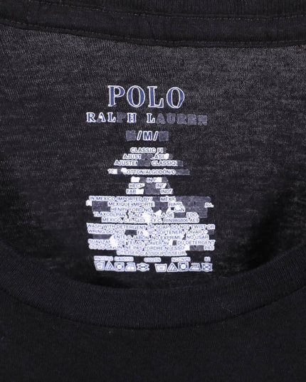 Ralph Lauren Black Crew Neck Pony Logo Classic T-Shirt