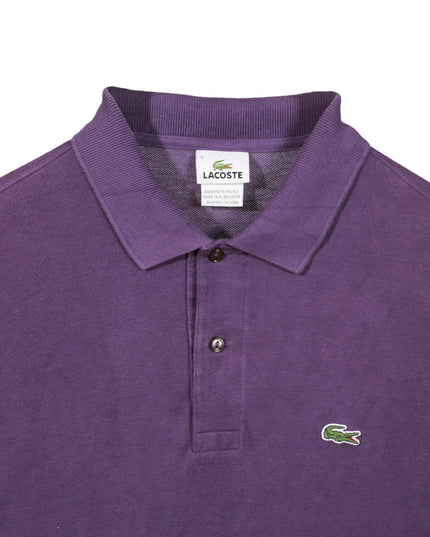 Lacoste Classic Purple Cotton Piqué Polo Shirt