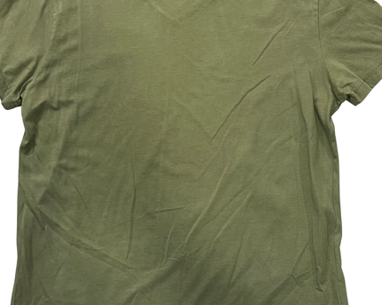 Lacoste Olive Green V-Neck Pima Cotton T-Shirt