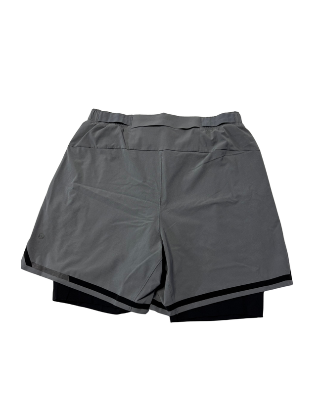 Lululemon Grey Performance Lined Sports Shorts
