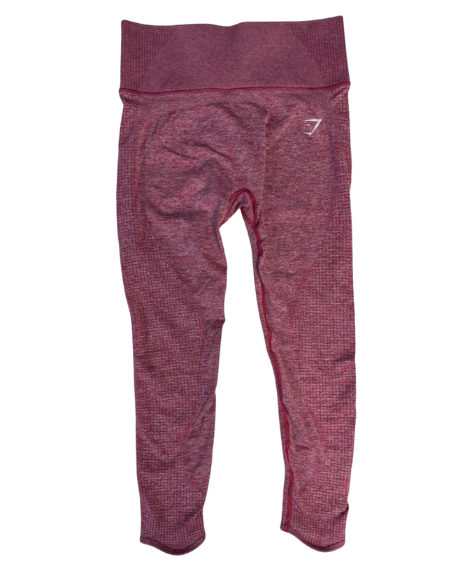 Gymshark Pink Marl High-Waisted Seamless Leggings