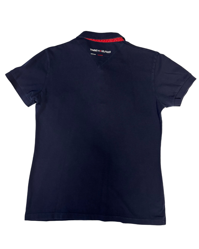 Tommy Hilfiger Navy Blue Classic Fit Short Sleeve Polo Shirt