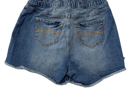 Abercrombie Kids Blue Denim Wrap Skort