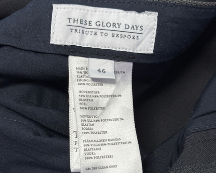 THESE GLORY DAYS Black Tailored Dress Pants