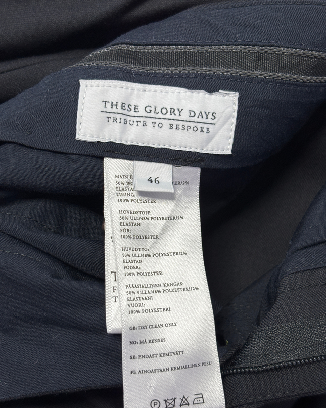 THESE GLORY DAYS Black Tailored Dress Pants