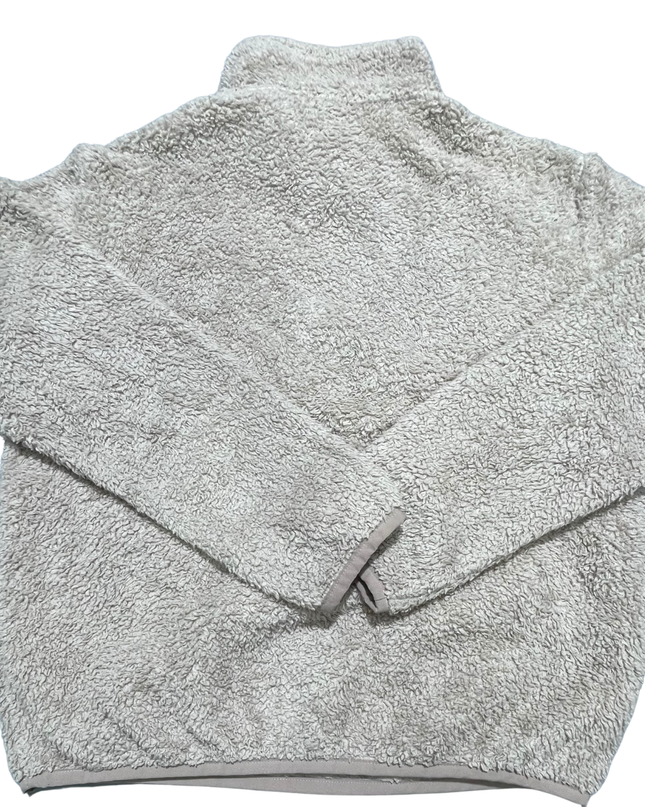 Patagonia Cream High-Pile Fleece Quarter-Zip Pullover