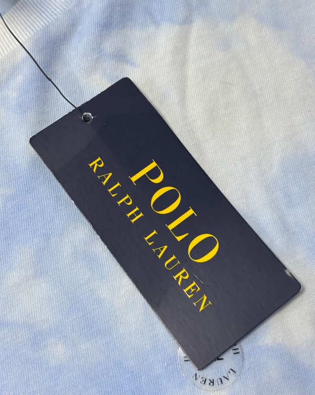 Polo Ralph Lauren Blue Tie-Dye Classic Fit T-Shirt | With Tags