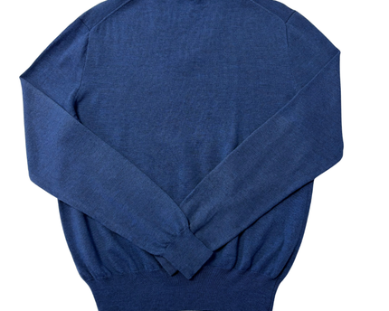 Polo Ralph Lauren Blue V-Neck Knit Sweater
