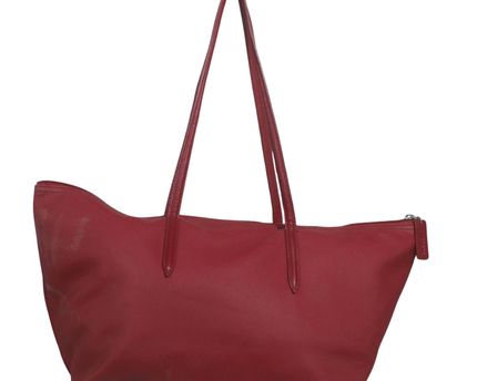 Lacoste Red L.12.12 Concept Zip Tote Bag