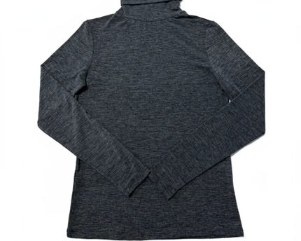 MNG Grey Turtleneck Long Sleeve Top