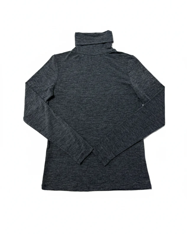 MNG Grey Turtleneck Long Sleeve Top