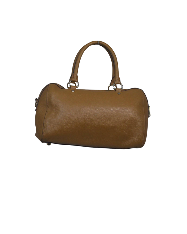 Coach Brown Saffiano Leather Satchel Bag