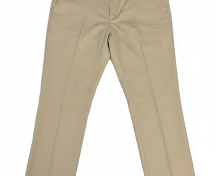 Zara Beige Tailored Straight Leg Trousers