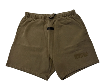 Fear of God Essentials Brown Fleece Lounge Shorts