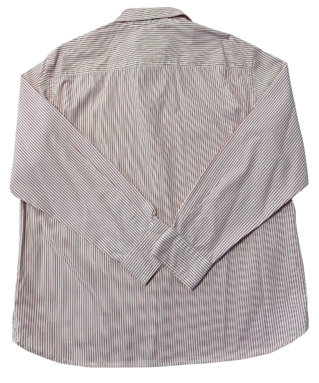 Blue Harbour Pink/White Luxury Cotton Silk Striped Shirt