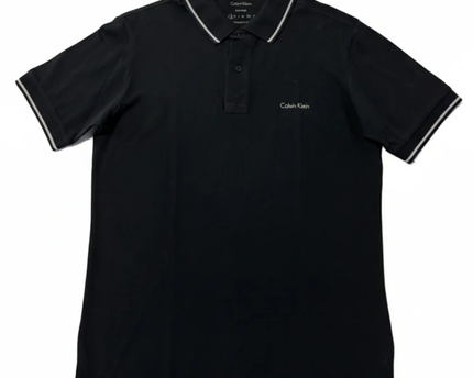 Calvin Klein Black Short Sleeve Polo Shirt