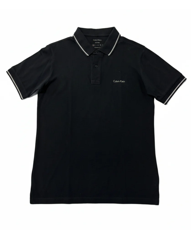 Calvin Klein Black Short Sleeve Polo Shirt