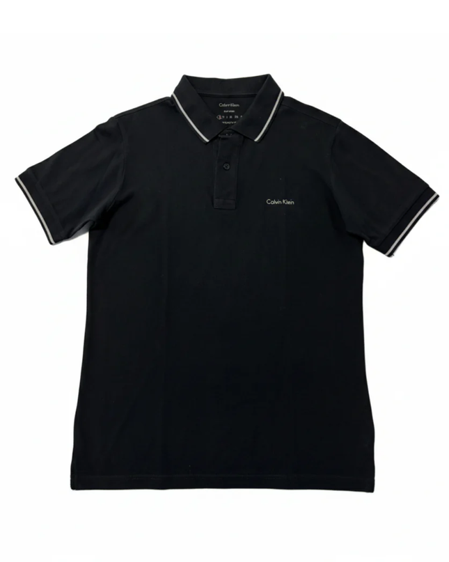 Calvin Klein Black Short Sleeve Polo Shirt