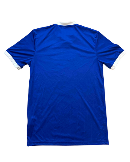 Adidas Aeroready Royal Blue 3-Stripes Training Jersey - S