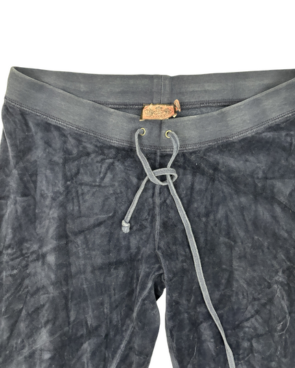 Juicy Couture Navy Blue Velour Tracksuit Pants - M | Waist: 28"