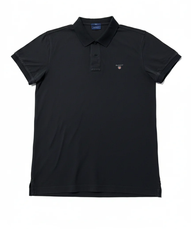 GANT Navy blue Slim Fit Cotton Polo Shirt