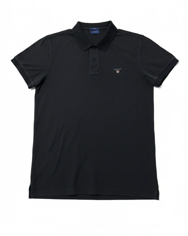 GANT Navy blue Slim Fit Cotton Polo Shirt