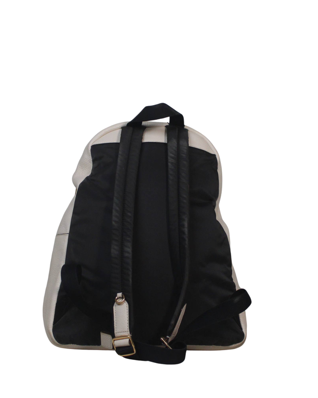 Coach Off-white Pebbled Leather Backpack