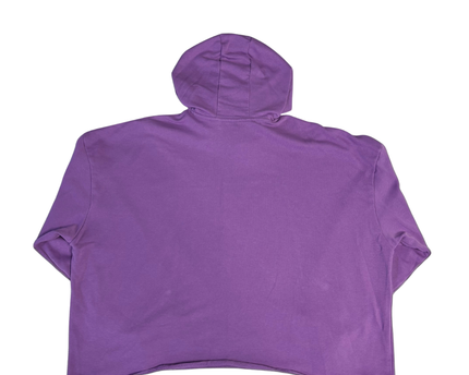 Under Armour Purple Relaxed Fit Cropped Hoodie