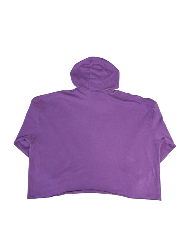 Under Armour Purple Relaxed Fit Cropped Hoodie