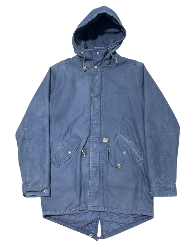 Carhartt Blue Clash Parka Hooded Jacket