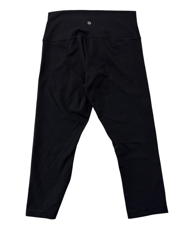 Lululemon Black High-Rise Cropped Athletic Leggings
