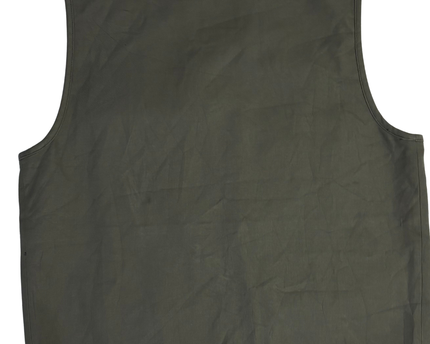 Zara Olive Green Utility Multi-Pocket Vest
