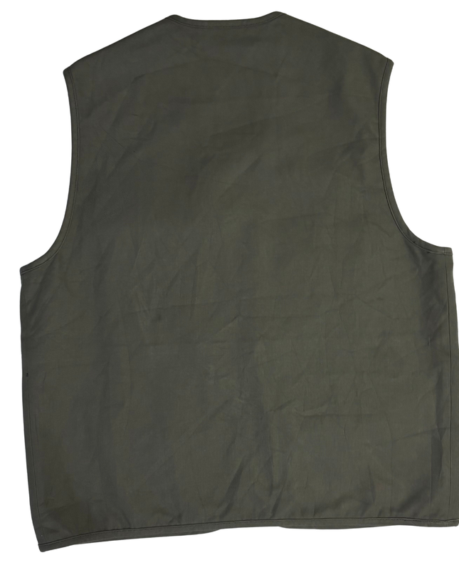 Zara Olive Green Utility Multi-Pocket Vest