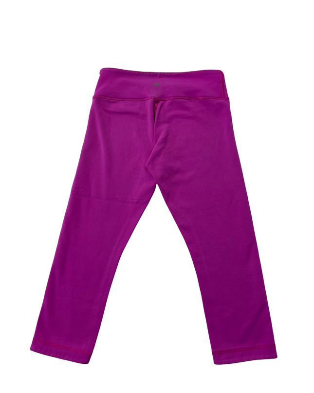 Lululemon Purple Cropped Performance Leggings