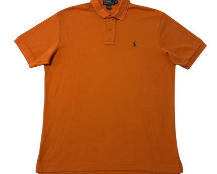 Polo by Ralph Lauren Men's Orange Classic Fit Polo Shirt