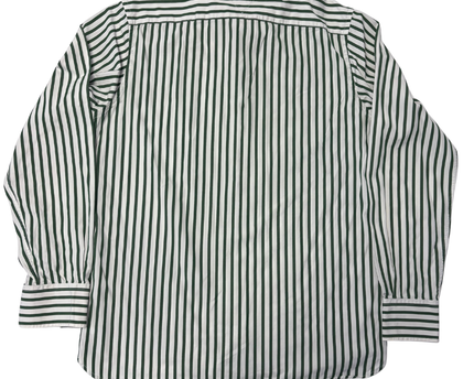 Tommy Hilfiger Green/White Striped Button-Down Shirt