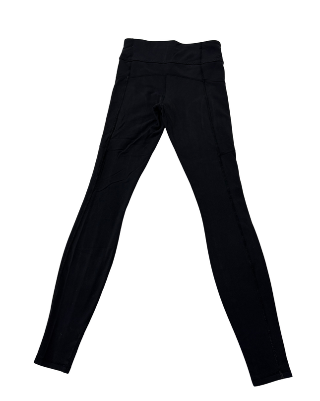 Lululemon Black Full-Length Zipper Pocket Leggings