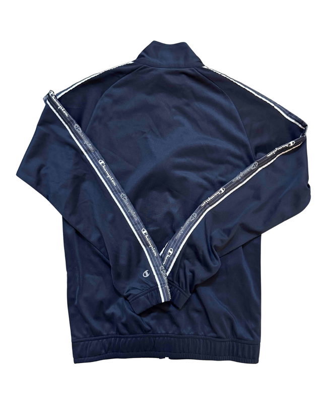 Champion Train Performance Taped Navy Blue Track Jacket - XS | With Tags