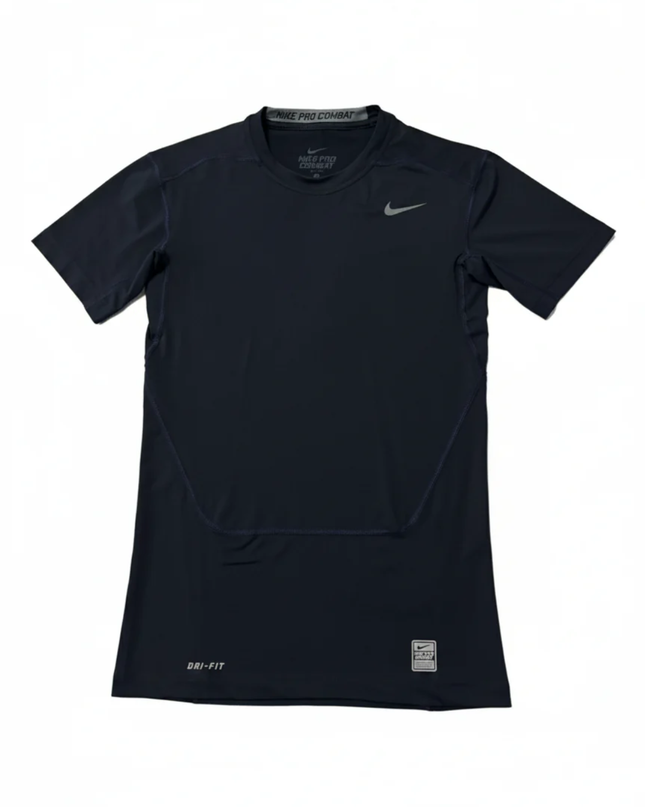 Nike Black Pro Combat Dri-FIT Compression Sports T-Shirt